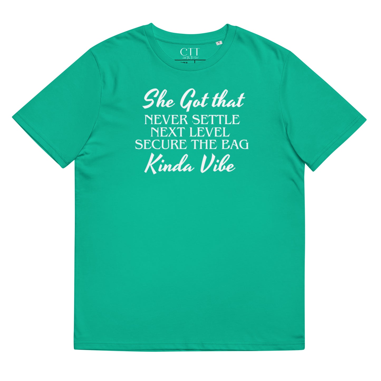 She's Got That Next Level Vibe Unisex organic cotton t-shirt