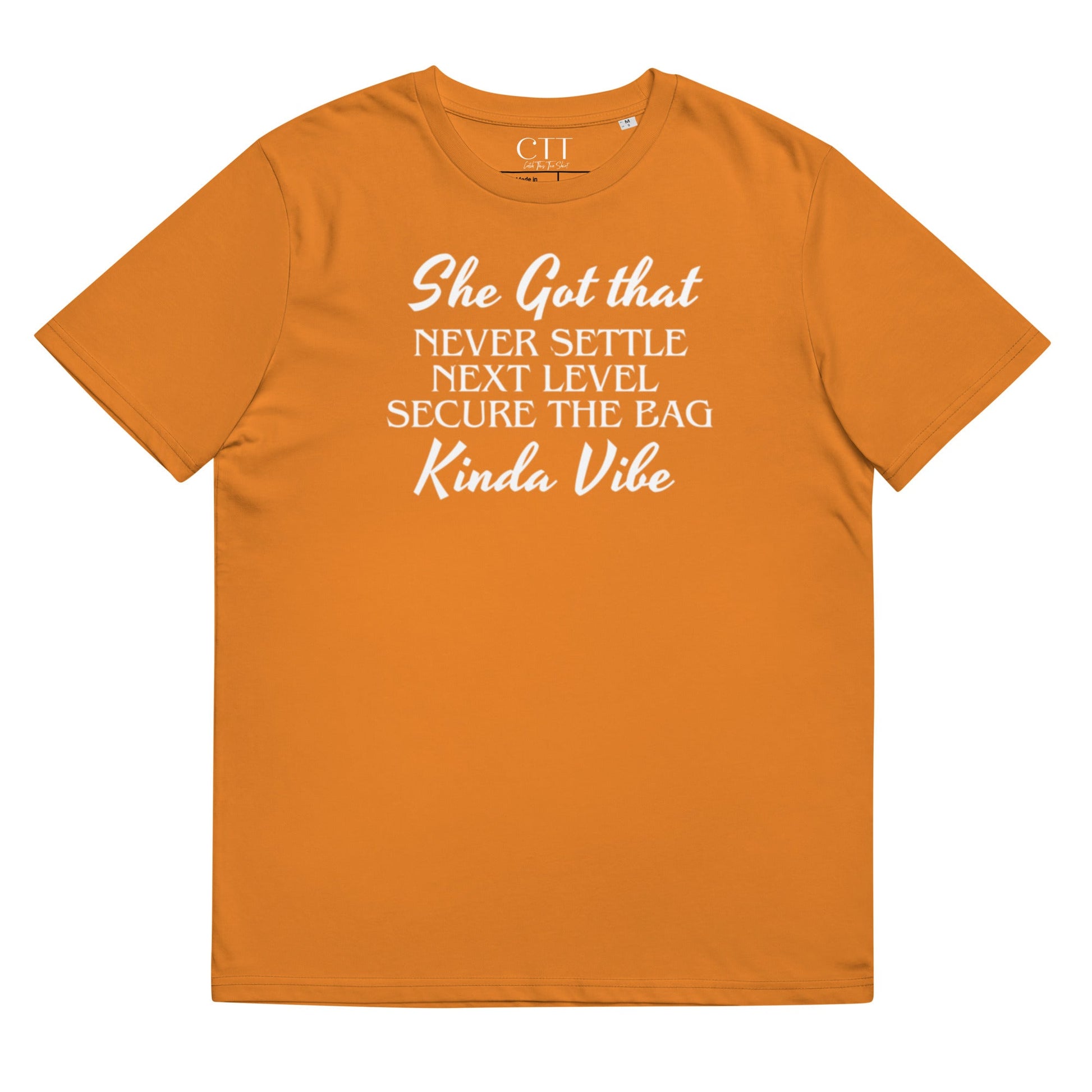 She's Got That Next Level Vibe Unisex organic cotton t-shirt - Catch This Tea Shirt