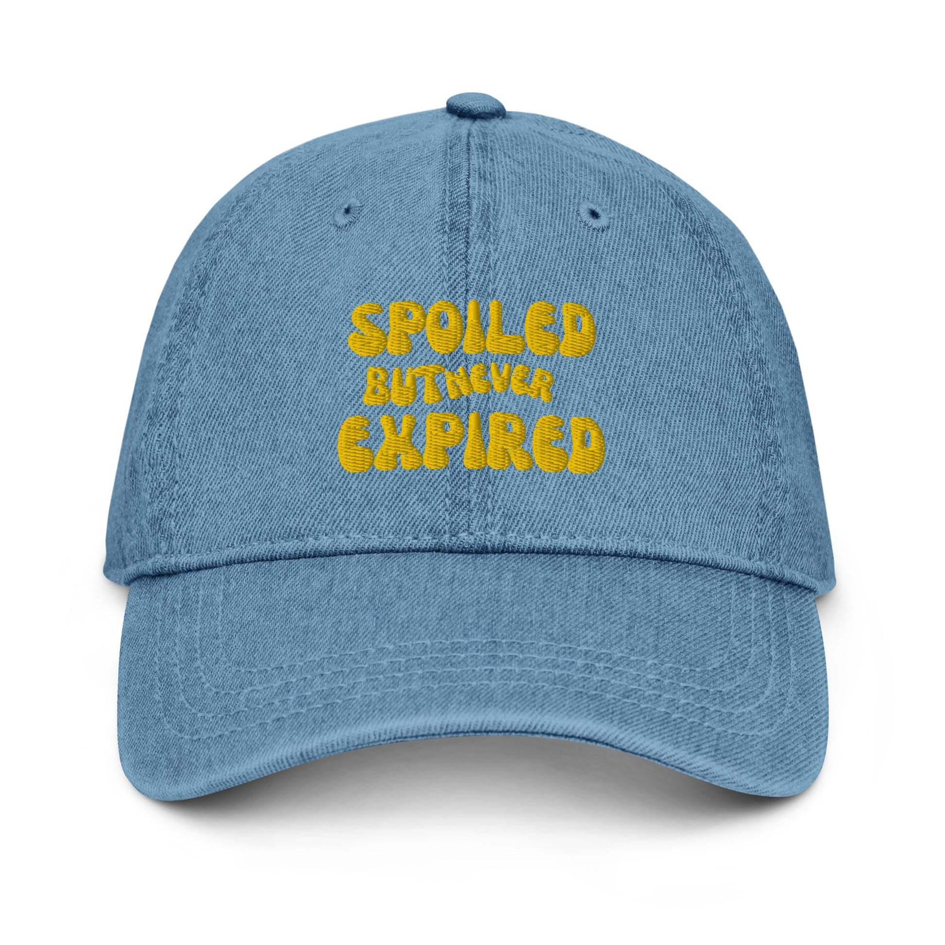 Spoiled But Never Expired Denim Hat - Catch This Tea Shirts