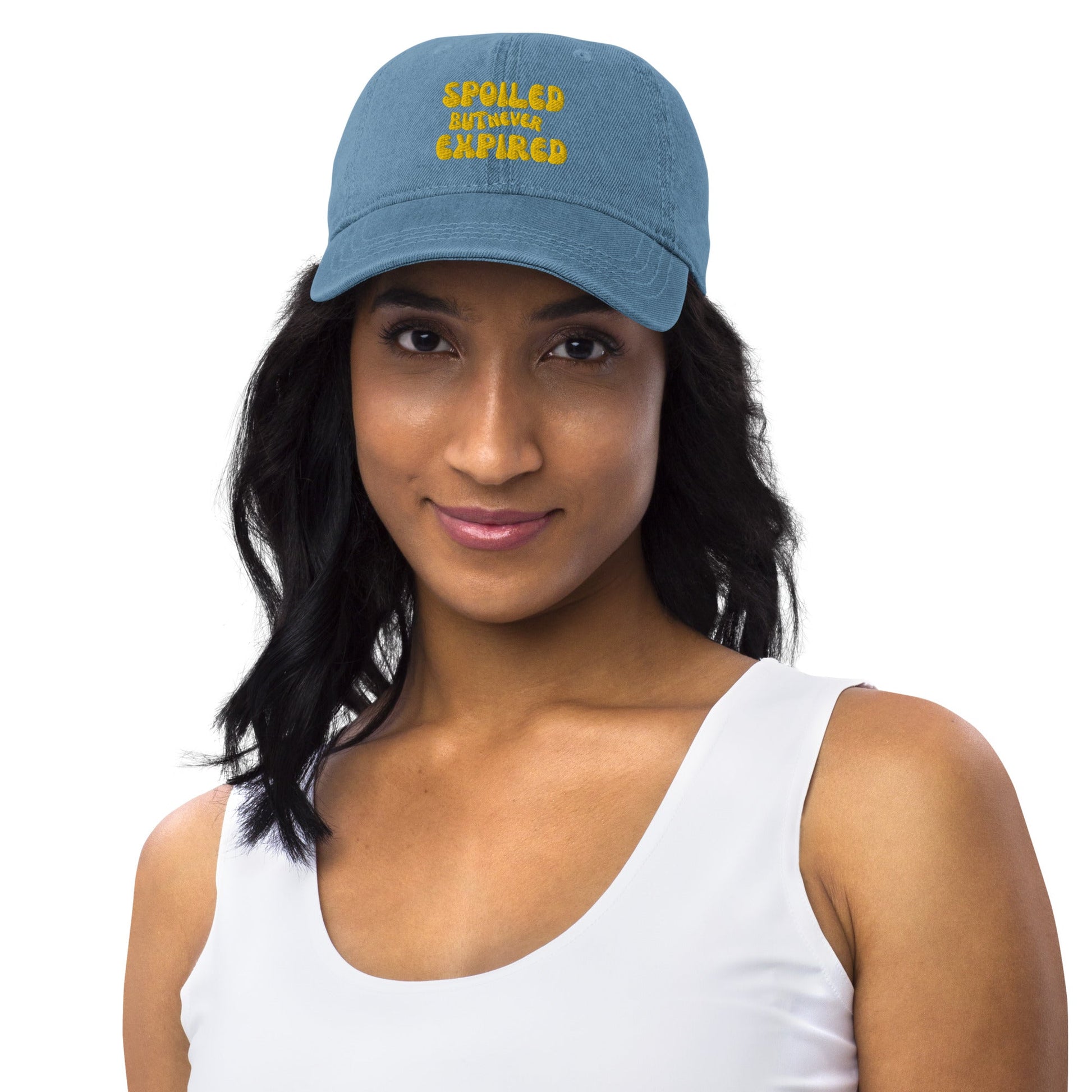 Spoiled But Never Expired Denim Hat - Catch This Tea Shirts