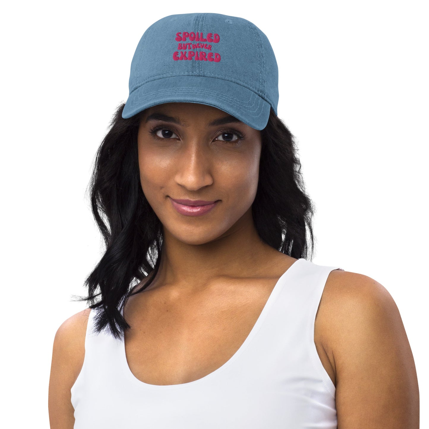 Spoiled But Never Expired Denim Hat - Catch This Tea Shirts