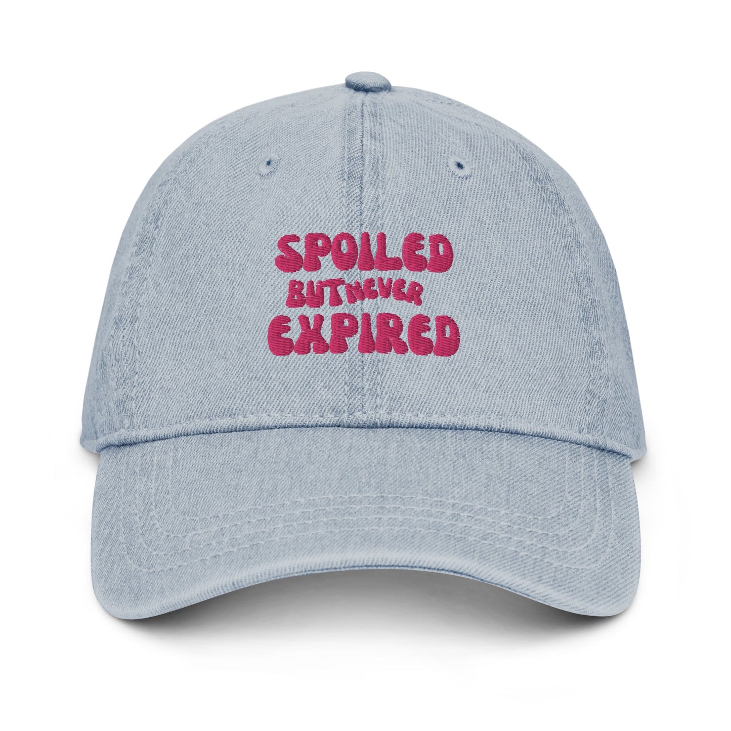 Spoiled But Never Expired Denim Hat - Catch This Tea Shirts