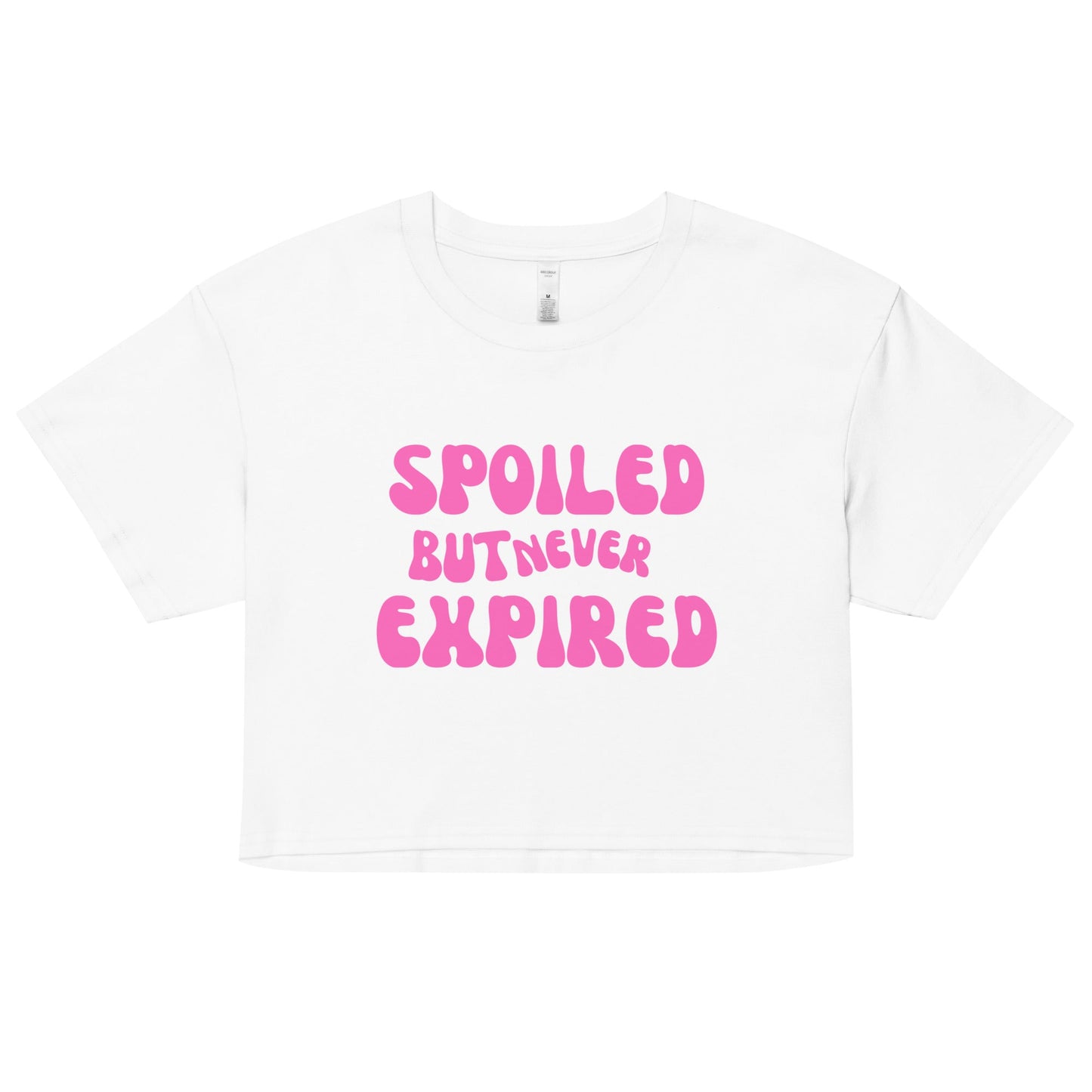 Spoiled But Never Expired Women’s crop top - Catch This Tea Shirts